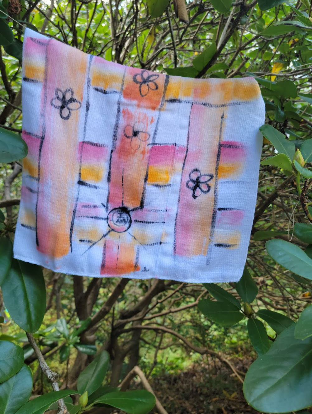 "Woven Wonder" Hand Painted Burpie