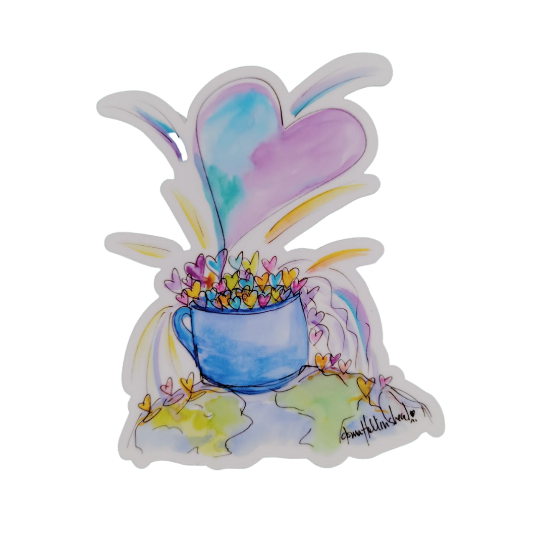 Cup of Love Sticker