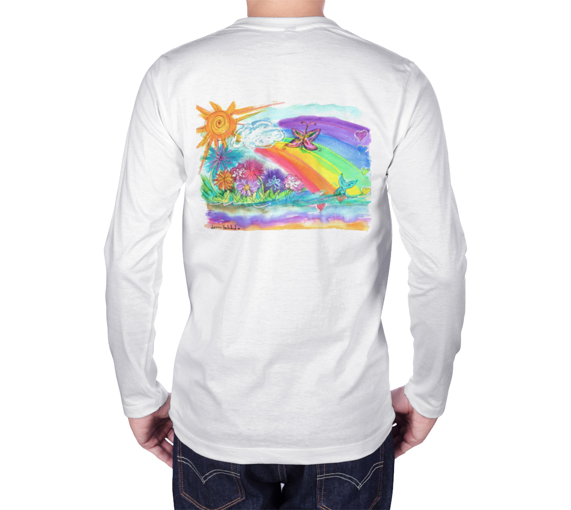 Sunshine, Rainbows, F-word Unisex Long Sleeve T-shirt