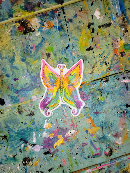 Butterfly Flutter Sticker