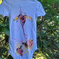 "Hearts Take Flight" Hand Painted Onesie