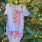 "Hearts a Flutter" Hand Painted Onesie