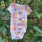 "Woven Wonder" Hand Painted Onesie