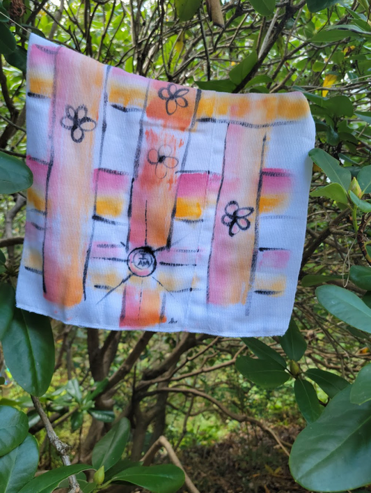 "Woven Wonder" Hand Painted Burpie