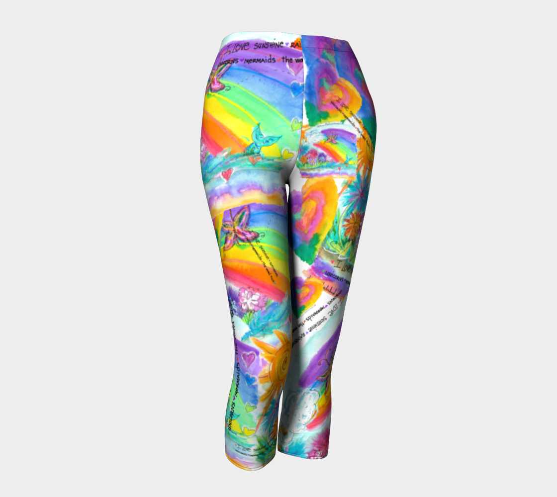 Sunshine, Rainbows, F-word Capris