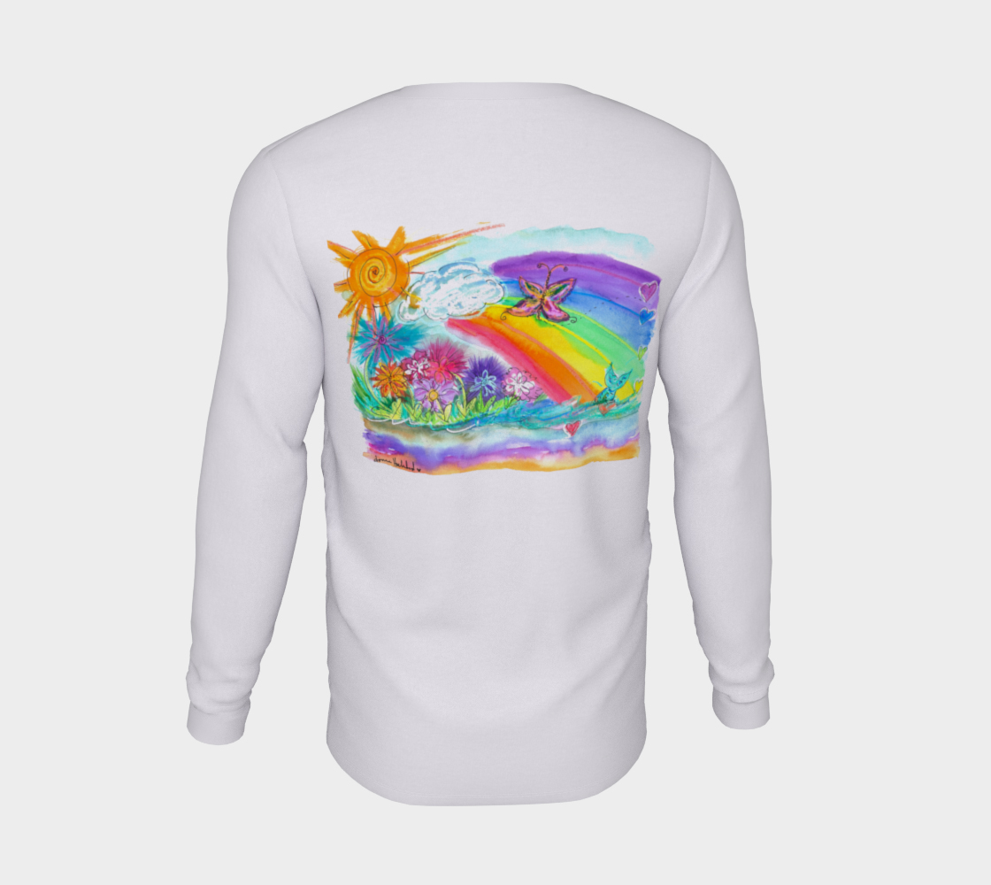 Sunshine, Rainbows, F-word Unisex Long Sleeve T-shirt