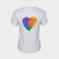 Color-Full Heart Women Tee