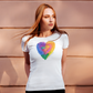 Color-Full Heart Women Tee