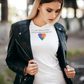 Color-full Heart/ Sunshine, Rainbows, F-word Women Tee