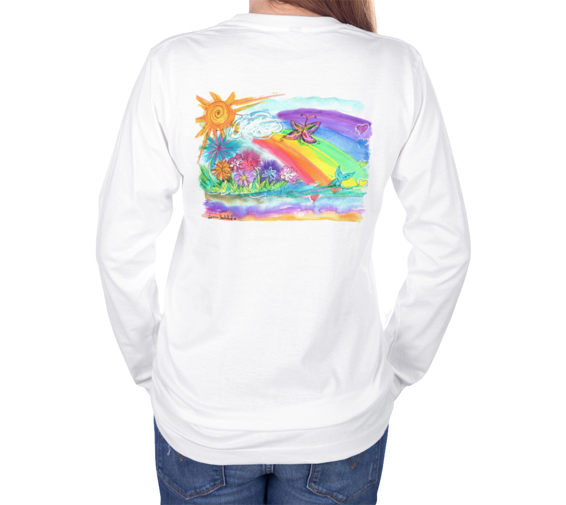 Sunshine, Rainbows, F-word Unisex Long Sleeve T-shirt