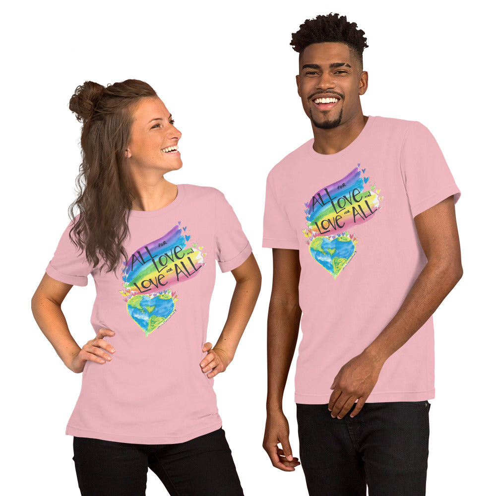ALL for LOVE and LOVE for ALL Short-Sleeve T-Shirt